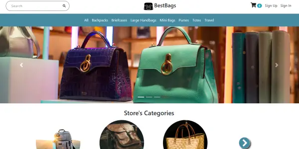 Bestbags Nodejs E-commerce | Open Source Collection